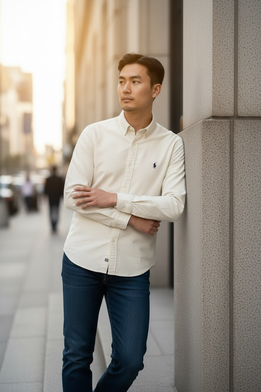 Cream Lining Shirt