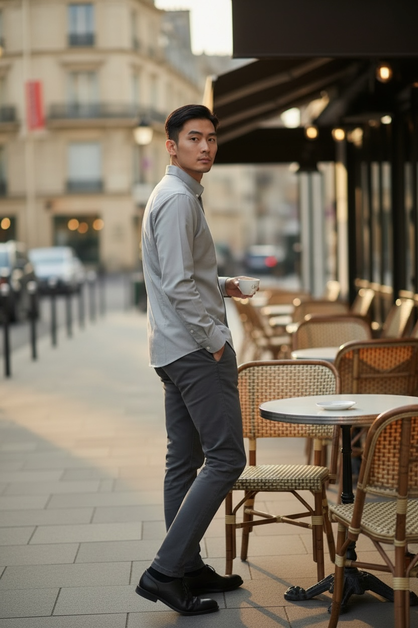 Grey Lining Shirt
