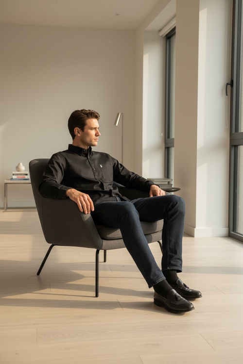 Black Shirt