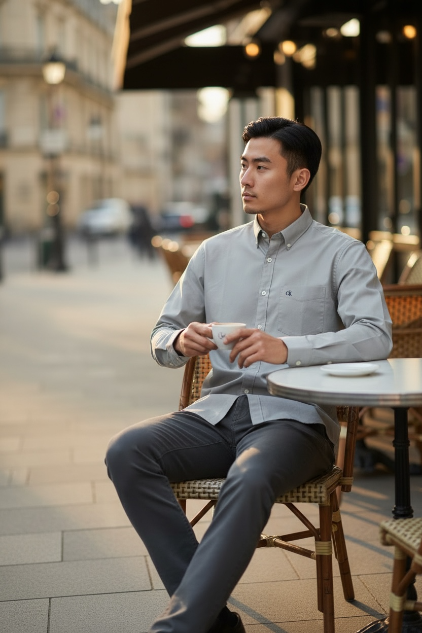 Grey Lining Shirt