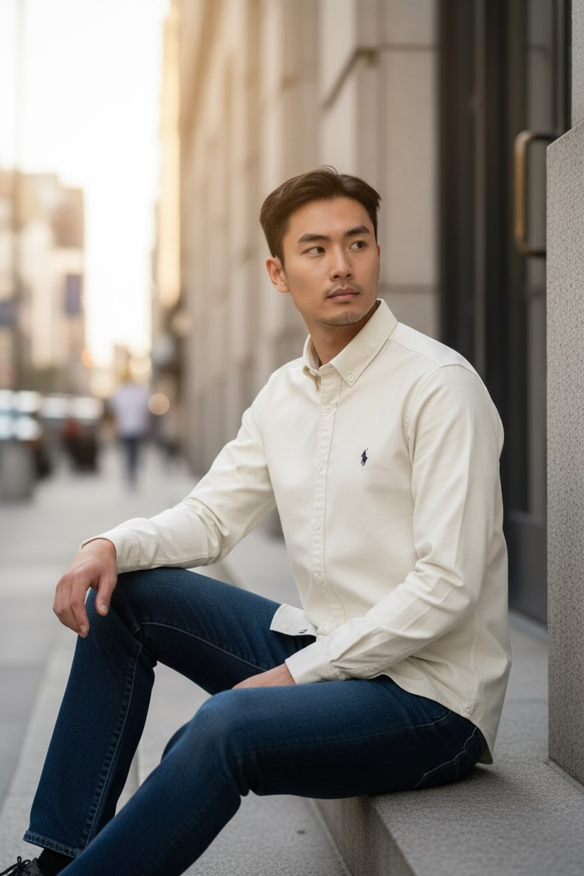 Cream Lining Shirt
