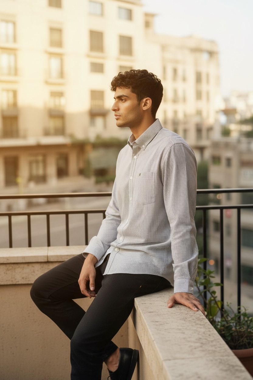 BLUE Lining Shirt